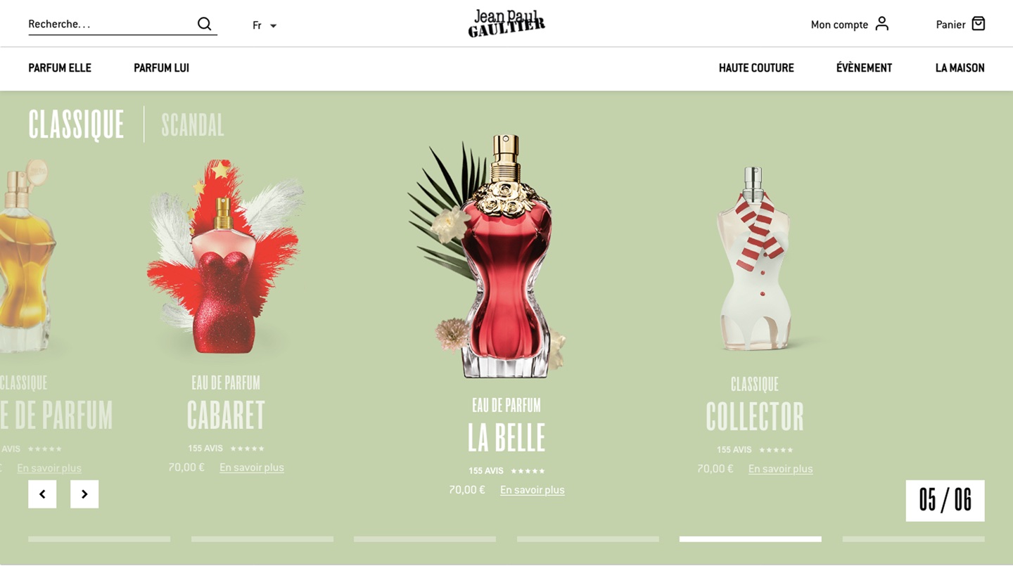 Archived product page preview